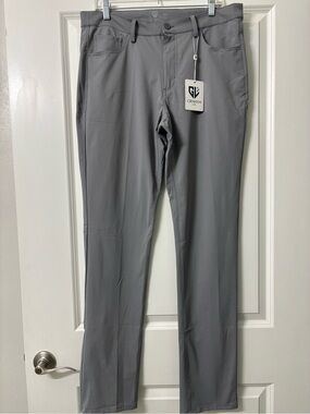 Graham Luxe Emerson GL50224 34x34 Dark Grey Pants NWT